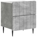 VidaXL Szafka Nocna 2 szt. Betonowy szary 43 x 34,5 x 49,5 cm
