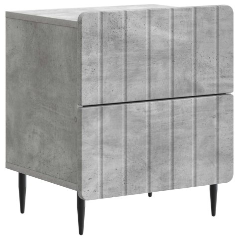 VidaXL Szafka Nocna 2 szt. Betonowy szary 43 x 34,5 x 49,5 cm