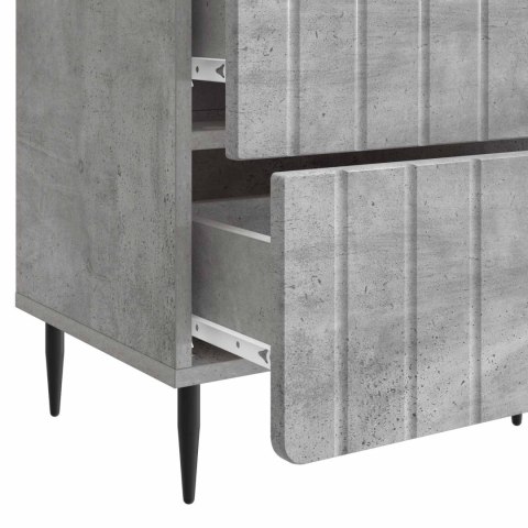 VidaXL Szafka Nocna 2 szt. Betonowy szary 43 x 34,5 x 49,5 cm