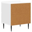 VidaXL Szafka Nocna 2 szt. Biały wysoki połysk 43 x 34,5 x 49,5 cm