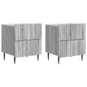 VidaXL Szafka Nocna 2 szt. Szary Sonoma 43 x 34,5 x 49,5 cm
