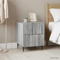 VidaXL Szafka Nocna 2 szt. Szary Sonoma 43 x 34,5 x 49,5 cm