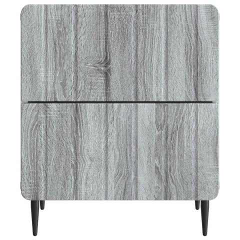 VidaXL Szafka Nocna 2 szt. Szary Sonoma 43 x 34,5 x 49,5 cm
