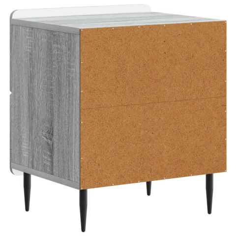 VidaXL Szafka Nocna 2 szt. Szary Sonoma 43 x 34,5 x 49,5 cm