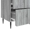 VidaXL Szafka Nocna 2 szt. Szary Sonoma 43 x 34,5 x 49,5 cm