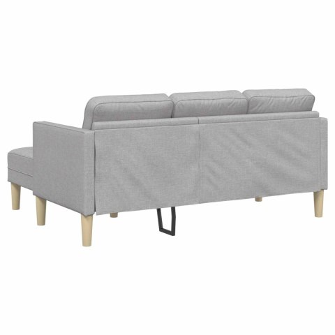 VidaXL Zestaw Sof Szary chmur 173 x 131 x 67 cm Poliester