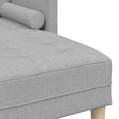 VidaXL Zestaw Sof Szary chmur 173 x 131 x 67 cm Poliester