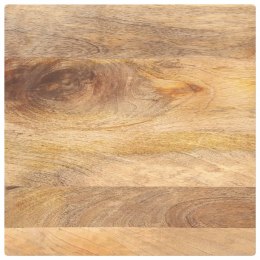 VidaXL Blat stołu, 40x40x2,5 cm, kwadratowy, lite drewno mango