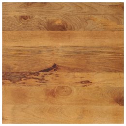 VidaXL Blat stołu, 80x80x3,8 cm, kwadratowy, lite drewno mango