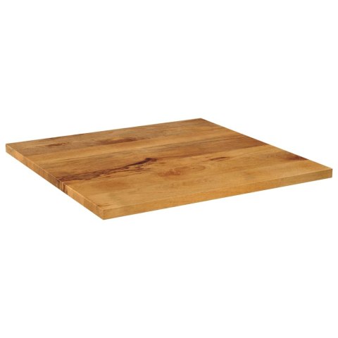 VidaXL Blat stołu, 80x80x3,8 cm, kwadratowy, lite drewno mango