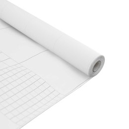 VidaXL Folia okienna, matowa, biała, PVC