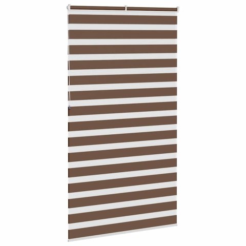 VidaXL Roleta zebra, brzozowa, szerokość tkaniny 125,9 cm, poliester