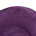 VidaXL Sofa dla psa, burgundowa, 69x49x40 cm, pluszowa