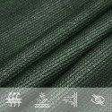 VidaXL Żagiel przeciwsłoneczny 160 g/m² ciemnozielony, 3x3x4,2 m, HDPE