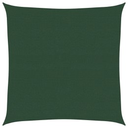 VidaXL Żagiel przeciwsłoneczny 160 g/m², ciemnozielony, 4,5x4,5m, HDPE