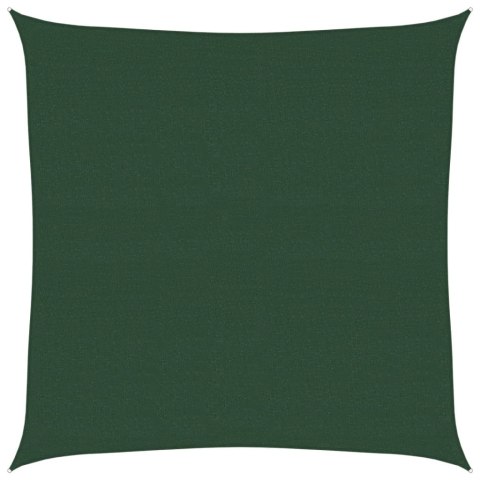 VidaXL Żagiel przeciwsłoneczny 160 g/m², ciemnozielony, 4,5x4,5m, HDPE