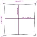VidaXL Żagiel przeciwsłoneczny 160 g/m², ciemnozielony, 4,5x4,5m, HDPE
