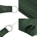VidaXL Żagiel przeciwsłoneczny, 160 g/m², ciemnozielony, 5x6 m, HDPE