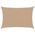 VidaXL Żagiel przeciwsłoneczny, 160 g/m², kolor taupe, 2x3 m, HDPE