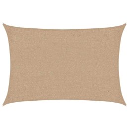 VidaXL Żagiel przeciwsłoneczny, 160 g/m², kolor taupe, 2x3 m, HDPE