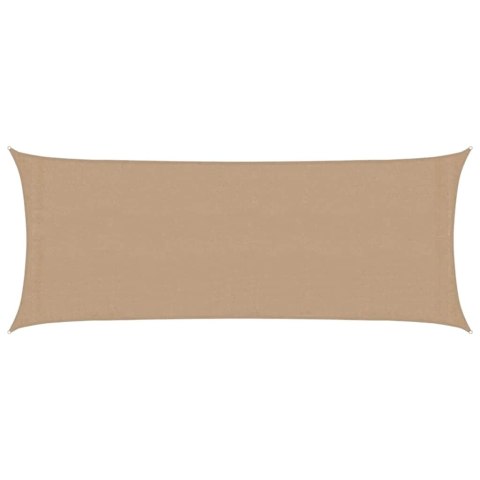 VidaXL Żagiel przeciwsłoneczny, 160 g/m², kolor taupe, 2x5 m, HDPE