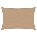 VidaXL Żagiel przeciwsłoneczny, 160 g/m², taupe, 2,5x3,5 m, HDPE