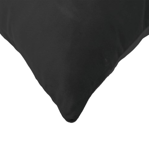 VidaXL Poszewka na poduszkę 12 pcs HEERLEN Czarny 40 x 40 cm Welur