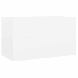 VidaXL Szafka pod umywalkę, biała, 80x38,5x45 cm