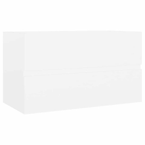 VidaXL Szafka pod umywalkę, biała, 80x38,5x45 cm