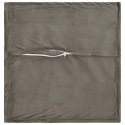 VidaXL Poszewka na poduszkę 12 pcs HOUTEN jasnoszary 40 x 40 cm Welur