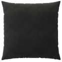 VidaXL Poszewka na poduszkę 6 pcs HEERLEN Czarny 80 x 80 cm Welur