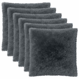 VidaXL Poszewka na poduszkę 6 pcs HEERLEN antracytowy 80 x 80 cm