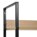 REGAŁ Z 5 PÓŁKAMI KOLOR DĘBU 60X27,6X158,5CM