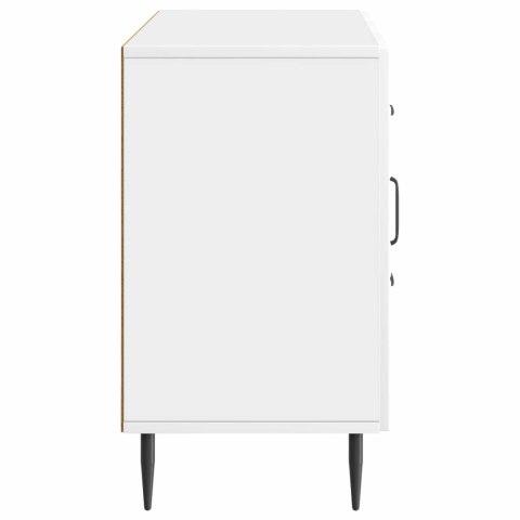 VidaXL Bufet Biały wysoki połysk 89 x 34,5 x 60 cm Drewno inżynieryjne