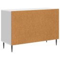 VidaXL Bufet Biały wysoki połysk 89 x 34,5 x 60 cm Drewno inżynieryjne