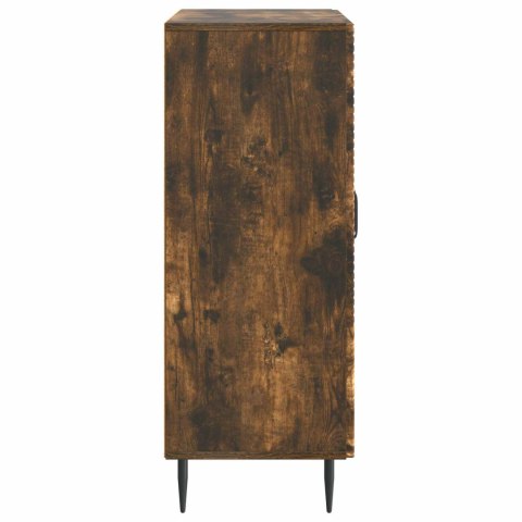 VidaXL Bufet Dąb wędzony 66 x 34,5 x 89,5 cm Drewno inżynieryjne