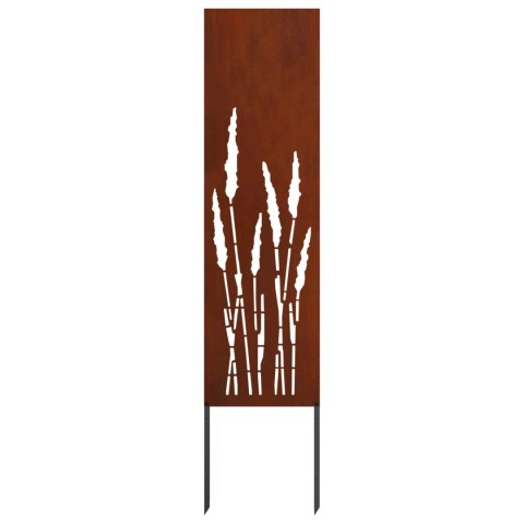VidaXL Ekran zapewniający prywatność w ogrodzie Rdzawy 32 x 140 cm