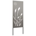 VidaXL Ekran zapewniający prywatność w ogrodzie Rdzawy 50 x 140 cm