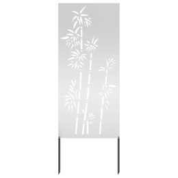 VidaXL Ekran zapewniający prywatność w ogrodzie Srebrny 50 x 140 cm
