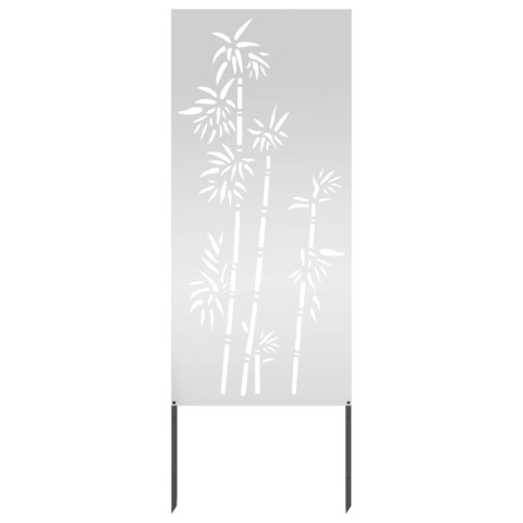 VidaXL Ekran zapewniający prywatność w ogrodzie Srebrny 50 x 140 cm