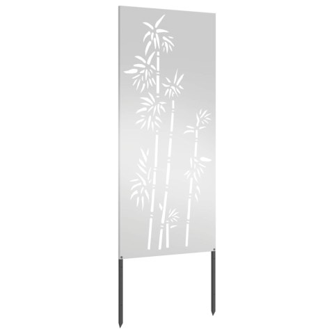 VidaXL Ekran zapewniający prywatność w ogrodzie Srebrny 50 x 140 cm