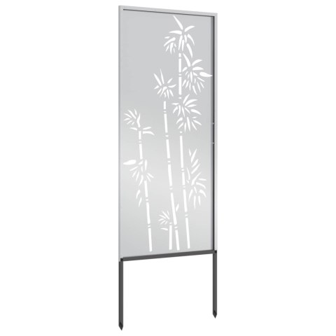 VidaXL Ekran zapewniający prywatność w ogrodzie Srebrny 50 x 140 cm