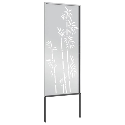 VidaXL Ekran zapewniający prywatność w ogrodzie Srebrny 50 x 140 cm