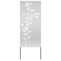 VidaXL Ekran zapewniający prywatność w ogrodzie Srebrny 50 x 140 cm