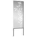 VidaXL Ekran zapewniający prywatność w ogrodzie Srebrny 50 x 140 cm