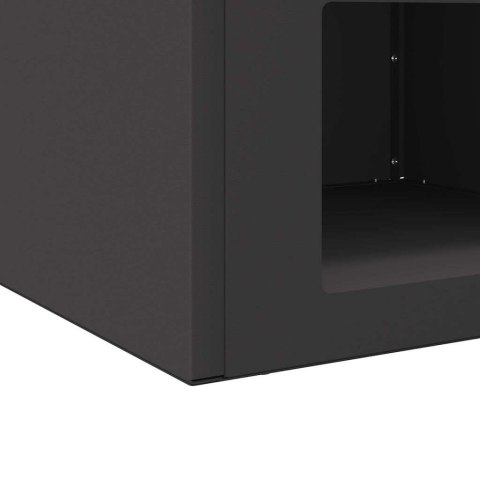 VidaXL Kominek Czarny 50 x 50 x 40 cm Stal