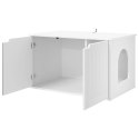VidaXL Koty Dom Biały 85 x 55 x 50,5 cm Drewno inżynieryjne