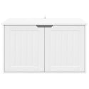 VidaXL Koty Dom Biały 85 x 55 x 50,5 cm Drewno inżynieryjne