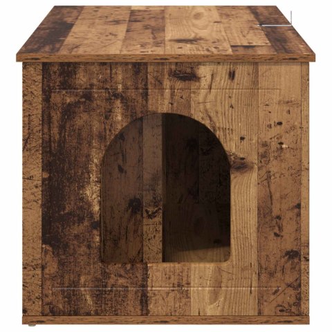 VidaXL Koty Dom Stare drewno 85 x 55 x 50,5 cm Drewno inżynieryjne