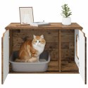 VidaXL Koty Dom Stare drewno 85 x 55 x 50,5 cm Drewno inżynieryjne